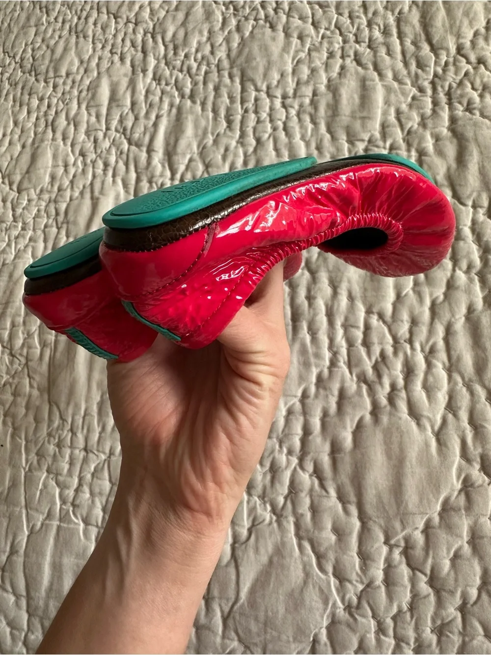 Tieks Mini Razzleberry Flats